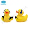 High Quality Promotion Gift Plastic PVC Vinyl Bath Toy Trendy Office Worker IT Yellow Rubber Duck with Laptop Computer