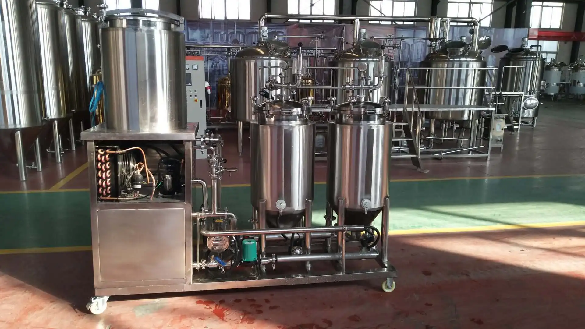 Mini Beer Brewing Equipment Beer Brewery System/beer Making Machine