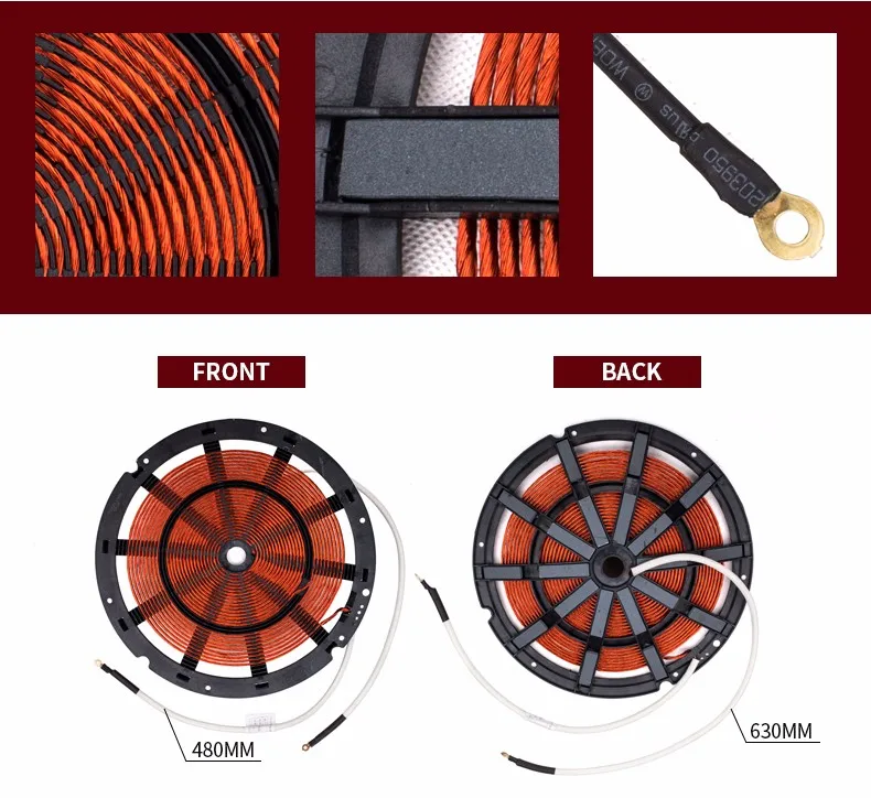 High Promotion Electric Induction Coil Design For Induction Cooker With