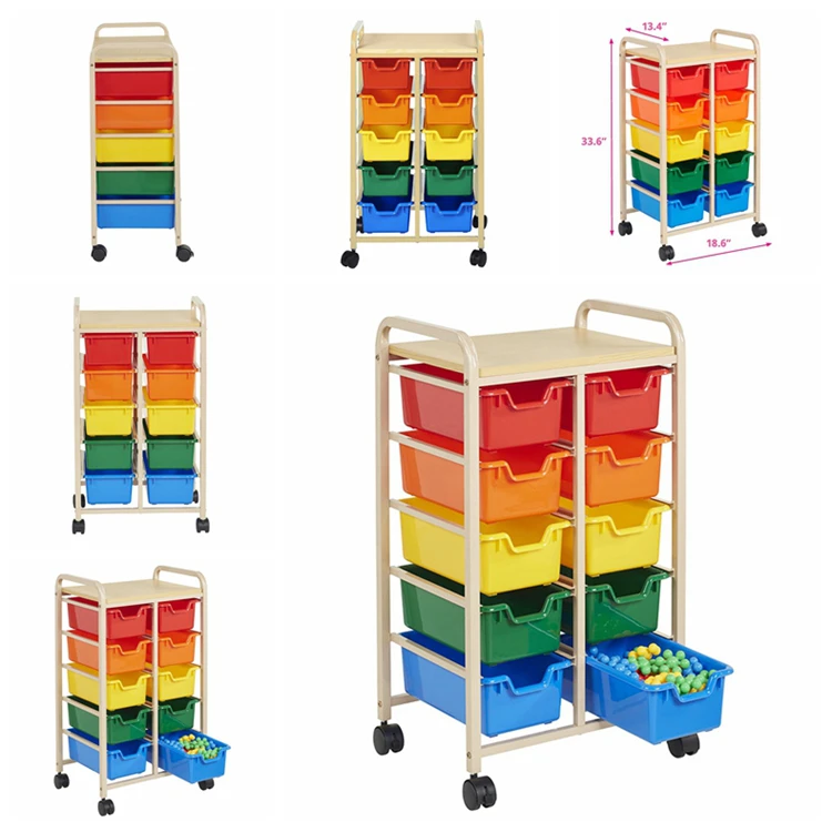 De Alta Calidad De Madera De Almacenamiento Cubbies Bebé Ropa De