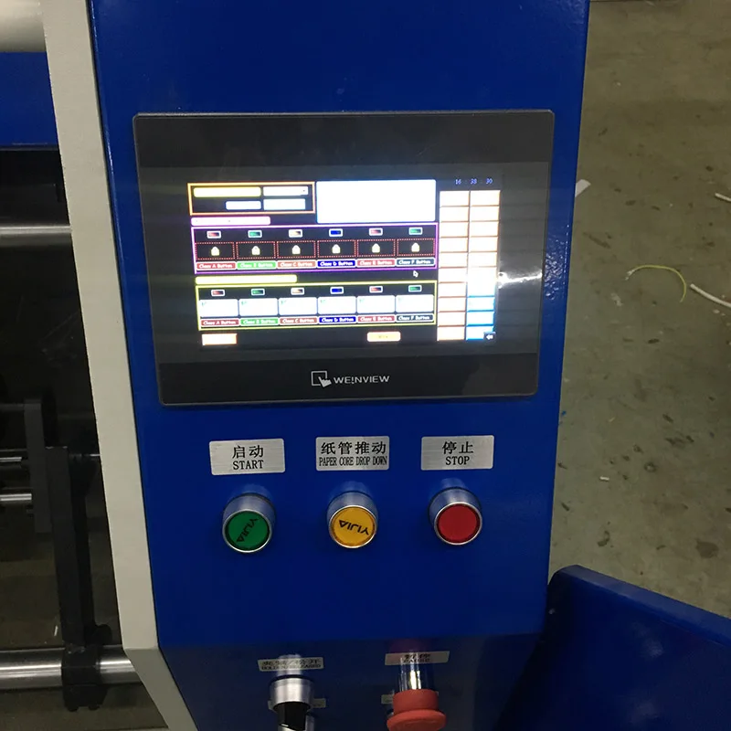 Stretch Film Rewinding Machine With Pe And Pvc Cling Film Machine Buy