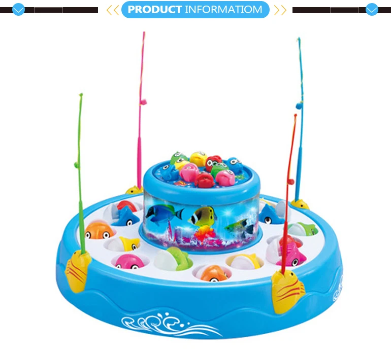 Music plastic electric magnetic toy fishing game.jpg