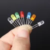 2018 3mm 5mm LED Diode Lighting Kit with Color White Red Blue Green Yellow UV, Fast, Slow Flashing, RGB