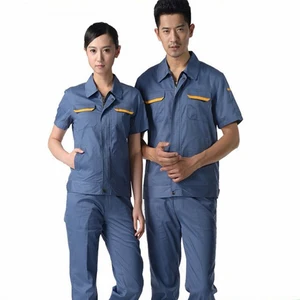 OEM Workwear Uniforms Work Clothes With Short Sleeves OEM Workwear Uniforms Work Clothes With Short Sleeves
