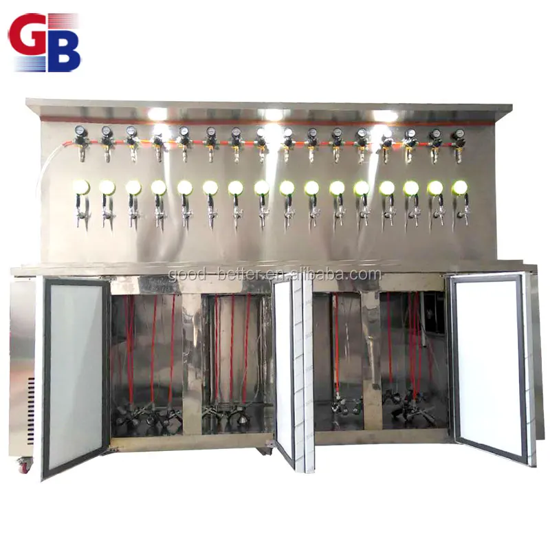 Gb103043 Hot Selling Beer Tap Wall Kegerator With 16 Taps Buy Beer