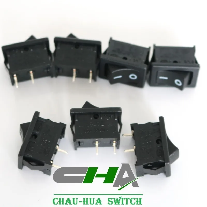 Chauhua 2 Pin Spst Rocker Switch Pl3-111-g-bk/bk-pcb Series China - Buy ...