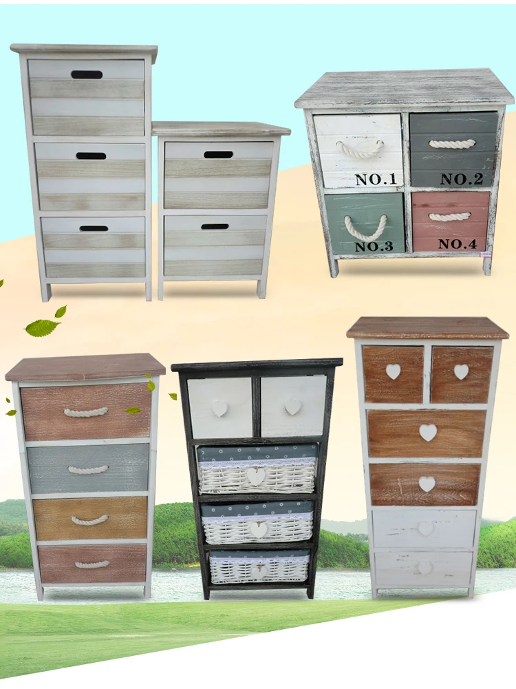 Home Furniture 3 Layers Storage Cabinet Drawer