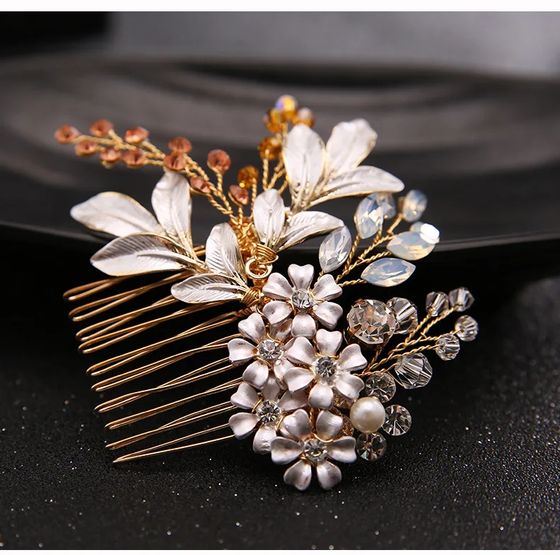 g01 Ivory NUOVO SALE/%/%/% capelli gioielli sposa capelli CORONA pettine Matrimonio Bianco O
