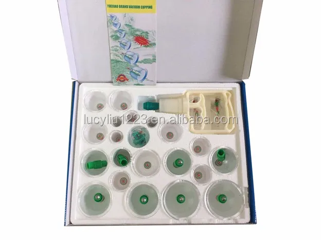 Chinese Cupping Set with Vacuum Suction Pump, View vacuum cupping set