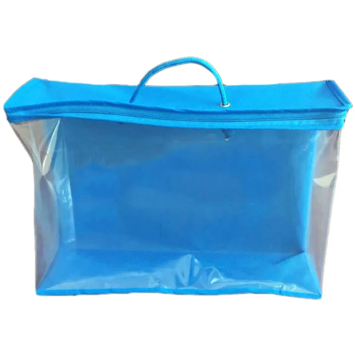 Cheap Clear Pvc Plastic Carry Quilt Packaging Bag For Blanket Bedding ...