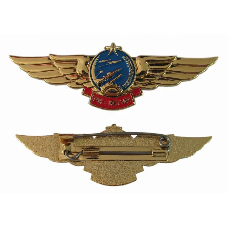 Custom Gold Metal Airline Pilot Wing Badges Eagle Lapel Pins Buy