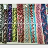 Colorful Python Pattern Printed Masked Water Snake Skin Leather for bags