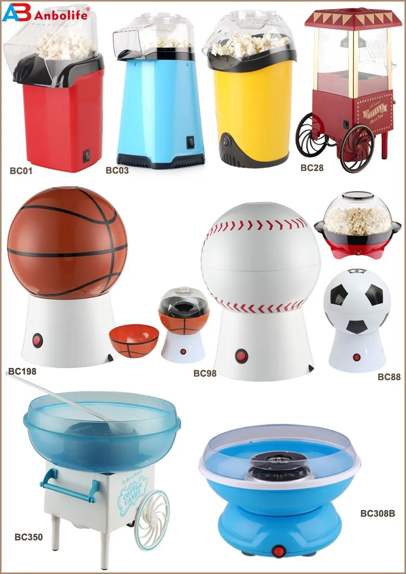 Anbo Hot Home Appliance Air Popcorn Popper Mini Automatic Popcorn Maker