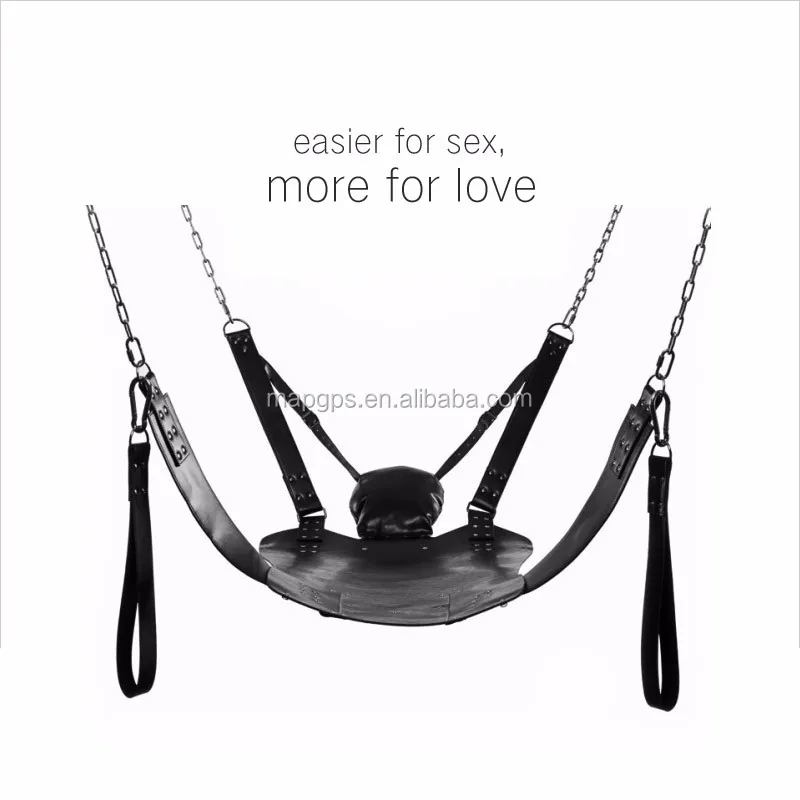 Adult Tube Toy Bondage Leather Hanging Love Chair Sex Swing For Female 