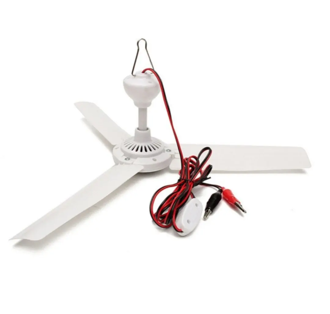 Buy Sunlar 12v Dc 19 7 Inch Ceiling Fan With Switch Outdoor