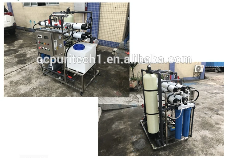 Reverse osmosis seawater desalination plant for boat use