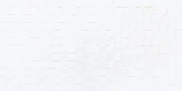 White wall wavy edge tile