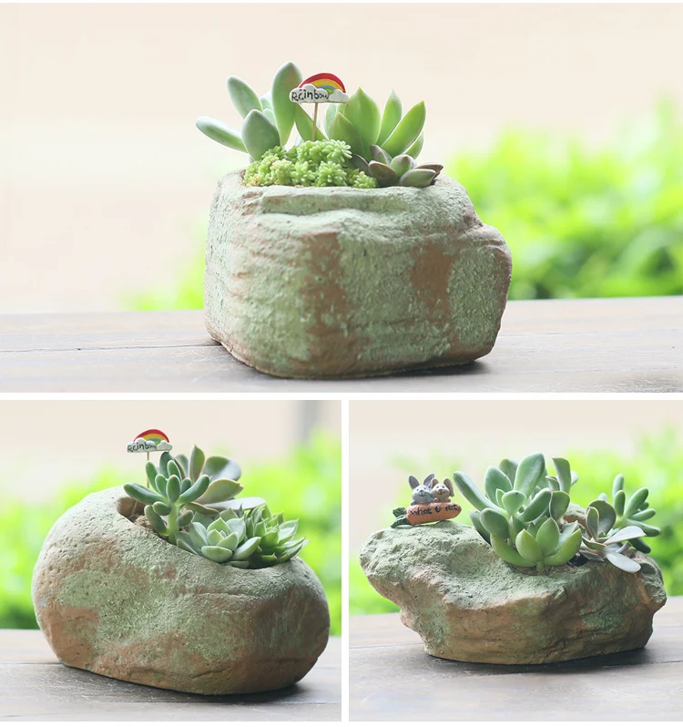 Wholesale Decorative Flower Pot Covers With Nature Stone Shape Buy