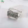 Preparation of pillows design 925 sterling silver ring for gift