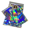 Unique and Fun Metallic Mirrored Foil Holographic Envelopes Bag for USPS FedEx and UPS Shipping Bag