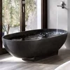 hand carved black marble bath tub
