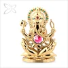 Crystocraft Deluxe Gold Plated Metal Lord Ganesha Statue Decorated with Crystals from Swarovski Indian Wedding Favour
