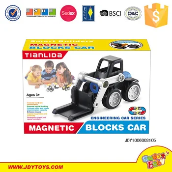 magnetic blocks car