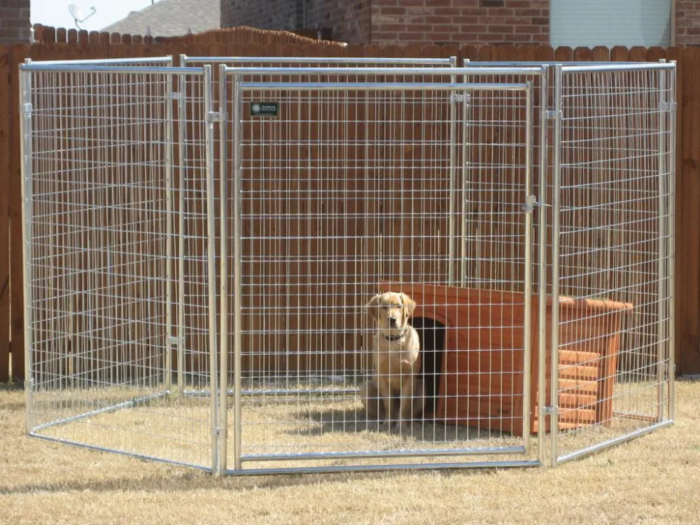 10x10x6 Foot Classic Galvanized Outdoor Dog Kennel,Lowes Dog Runs - Buy ...