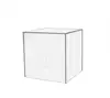 Transparent clear acrylic cube pedestal square plexiglass 5 sided box