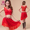 T417 Factory direct selling costume belly dance top and pant set with size M L