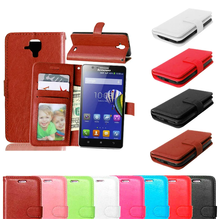 Phone Bag For Lenovo A 536 Skin Wallet Book Style Stand PU Leather Cover Flip Case