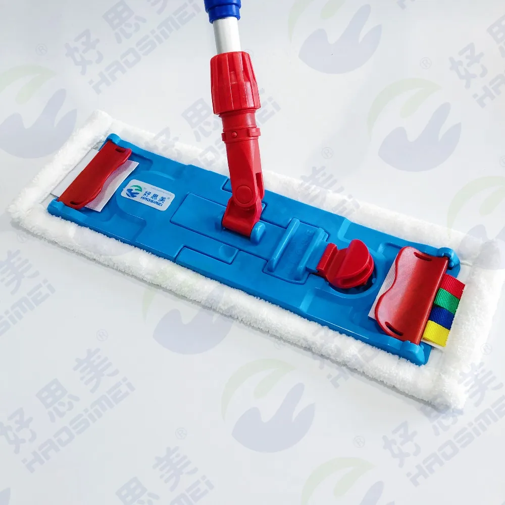 Easy 360 White Flat Floor Dust Microfiber Mop Industrial Hospital Mop