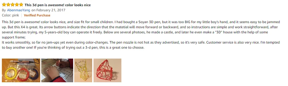 hottest rechargeable 3d pen kids toys for child to DIY and fun