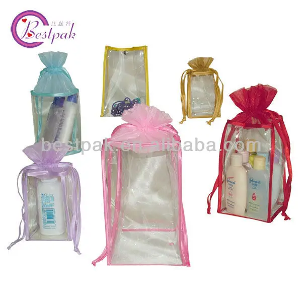 organza bottle bags