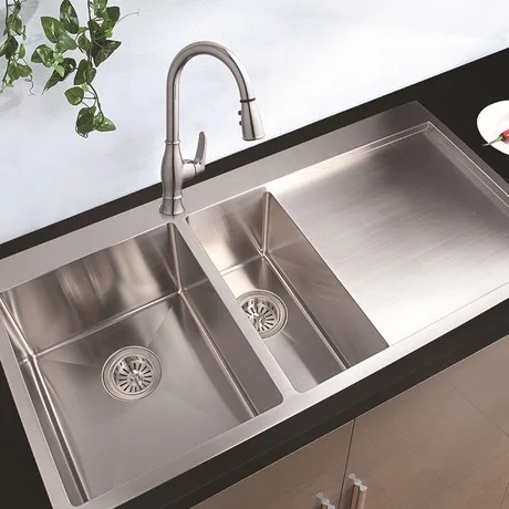 Australia Professional Double Bowl One Piece Kitchen Sink And ...