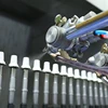 Automatic uv varnish painting machine vertical powder coating line