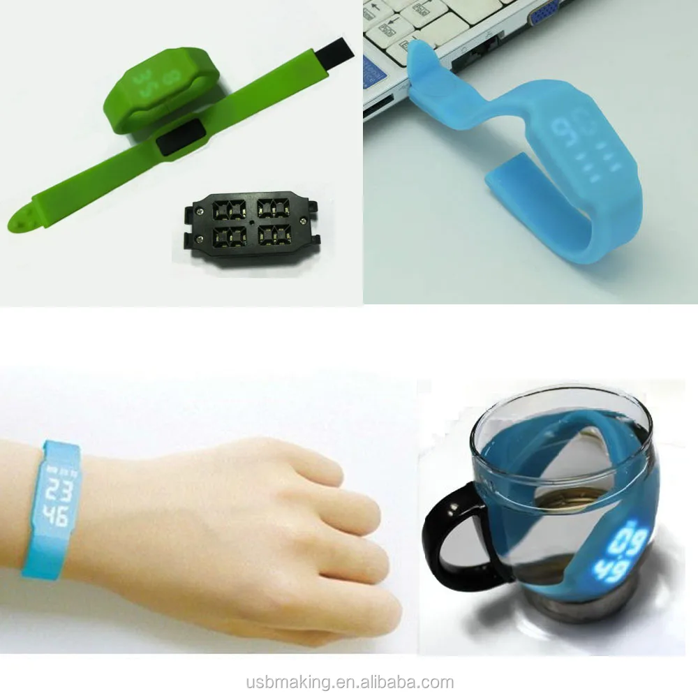 Characteristic LED watch usb flash drive Waterproof USB Sports Bracelet pen drive for Promotion Gift - ANKUX.COM