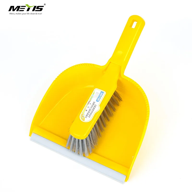 chine supplier 9058 indoor floor cleaning short handle dustpan and brush set