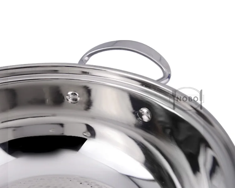 Cheap Bulk Sale Master Chef Induction Cooking Stainless Steel Hot Pot