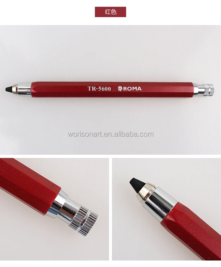 5.6mm Automatic Charcoal Sketching Mechanical Pencils Drawing Soft