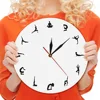 Yoga Knowledge Practice Wall Clock Decor Handmade Unique Time Clock Modern Home Decor Creative Fitness Theme 3D Wall Clock