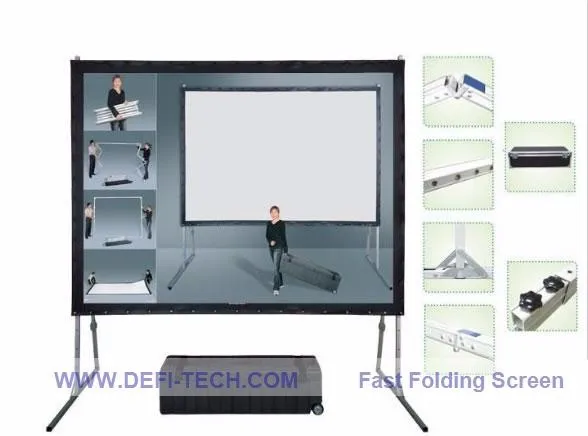 3d folding projector screen for Outdoor Large Concerts, Exhibitions, Cinema etc