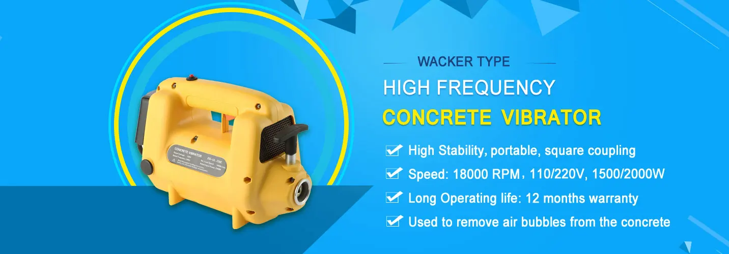 Wacker Type Electric Vibrator Drive Mode Concrete Vibrator