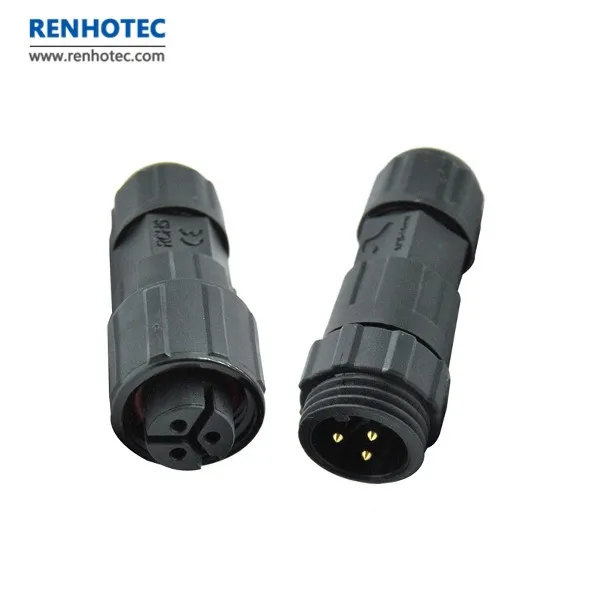 Sp13 M12 M19 M21 Waterproof Connector 2pin Cable Side Female Socket And ...