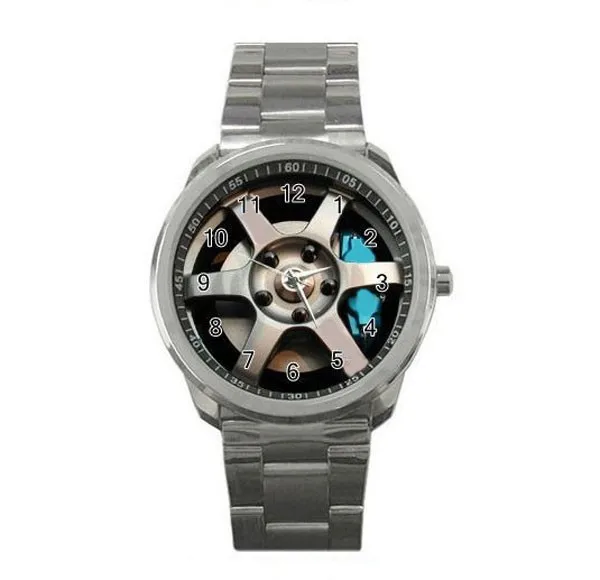 Car Wheel Watch Relojes Hombre Watches Men Wrist Koda 3d Quartz Watch ...