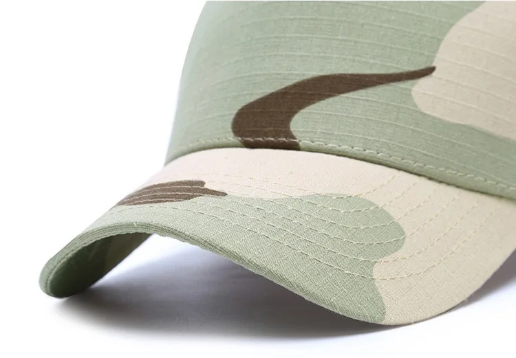 Military Green Baseball Caps Camouflage Baseball Caps With Long Visor