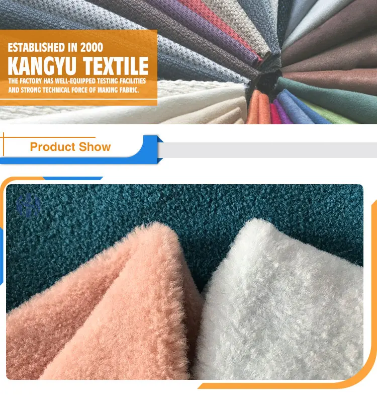 Factory Wholesale 100 Polyester Sherpa Fleece Fabric Textile For