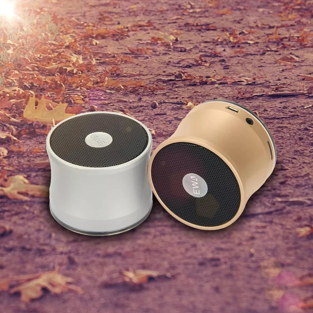 EWA A109 classic metal subwoofer bluetooth mini speaker hifi with mic - ANKUX.COM