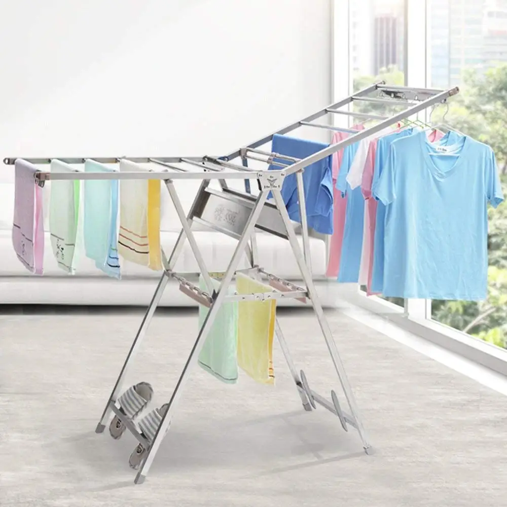 Buy 3 in 1 Folding Drying Rack, Rackaphile Adjustable Foldable Clothes ...