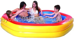 hexagon inflatable pool